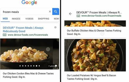 Example of Google Gallery Ads
